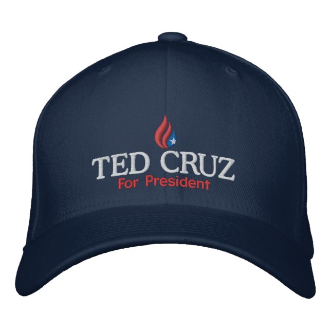 Ted Cruz für Präsident Custom Baseball Hat Cap Bestickte Baseballkappe (Vorderseite)