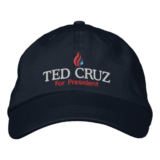 Ted Cruz für Präsident Custom Baseball Hat Cap Bestickte Baseballkappe (Vorderseite)