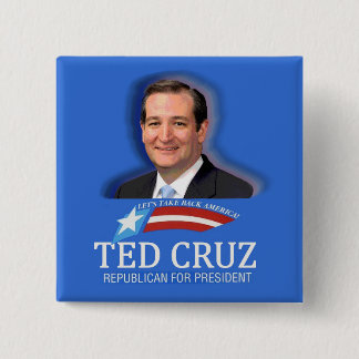 Ted Cruz für Präsidenten im Jahre 2016 Button