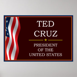 Ted Cruz für Präsidenten V3 Poster