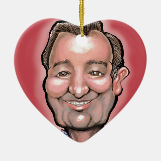 Ted Cruz Keramikornament (Vorne)