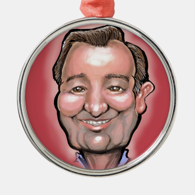 Ted Cruz Ornament Aus Metall (Vorne)