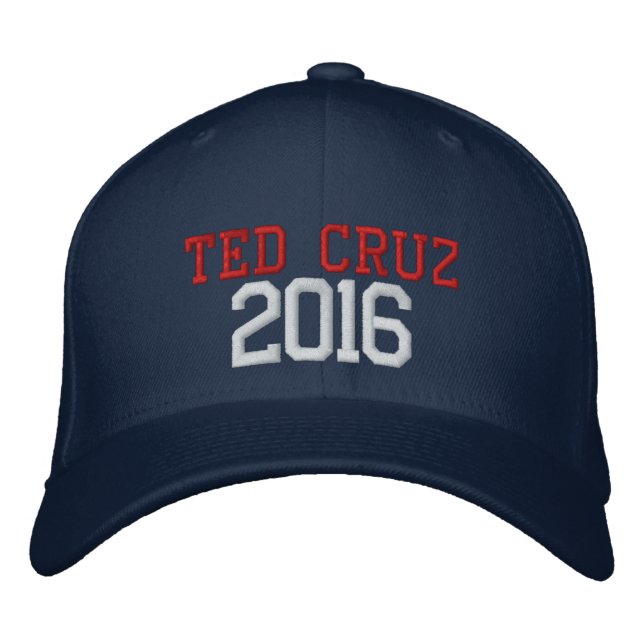 Ted Cruz Präsident 2016 Bestickte Baseballkappe (Vorderseite)
