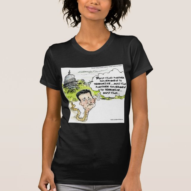 Ted Cruz Slithers vom Kongressfunny T-Shirt (Vorderseite)