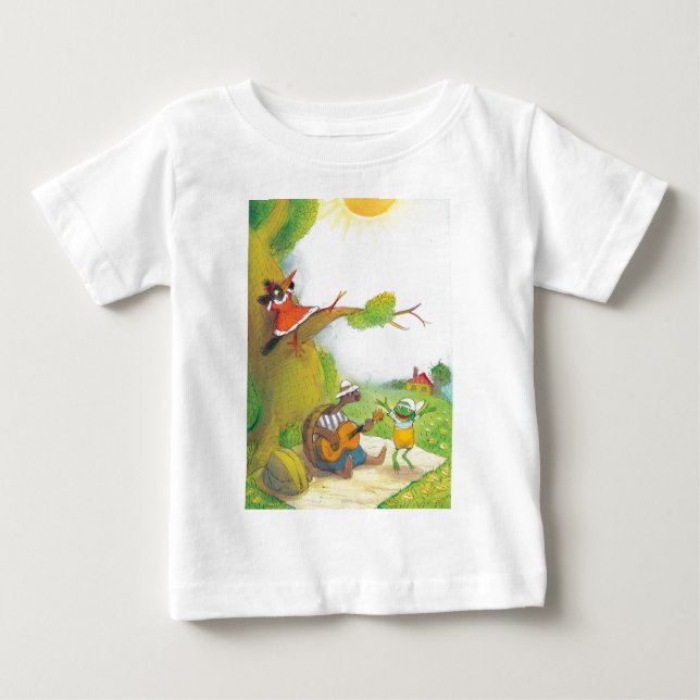 Ted, Ed und Caroll das Picknick 1 Baby T-shirt (Vorderseite)