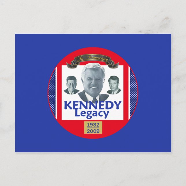 Ted Kennedy 2009 Legacy Postcard Postkarte (Vorderseite)