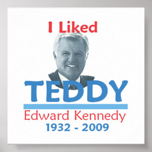 Ted Kennedy I LIKED TEDDY Poster