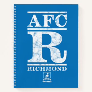 Ted Lasso | AFC R Richmond Text Logo Notizbuch