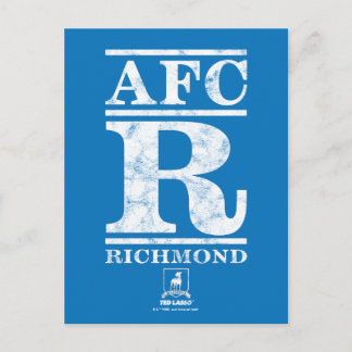 Ted Lasso | AFC R Richmond Text Logo Postkarte