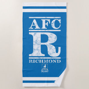 Ted Lasso   AFC R Richmond Text Logo Strandtuch