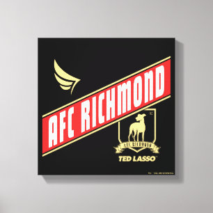 Ted Lasso   AFC Richmond Athletic Banner Leinwanddruck