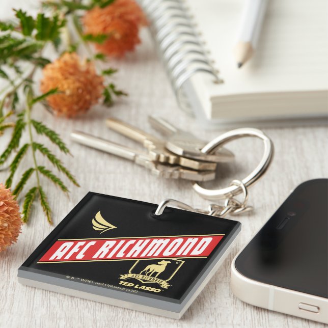 Ted Lasso | AFC Richmond Athletic Banner Schlüsselanhänger (Vorderseite rechts)