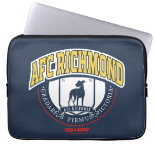Ted Lasso   AFC Richmond Athletic Circle Abzeichen Laptopschutzhülle