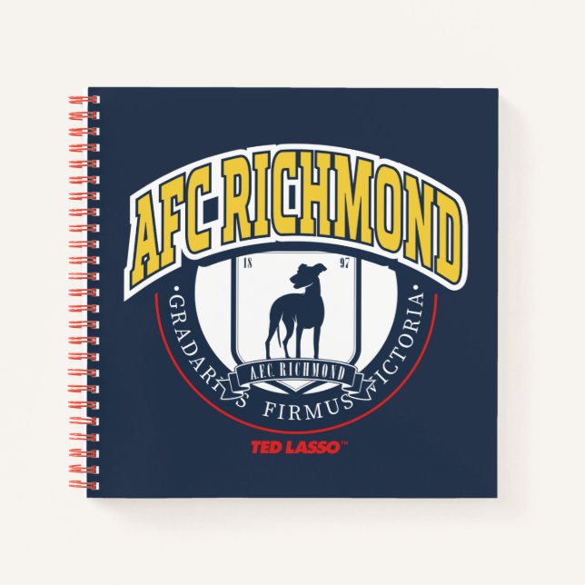 Ted Lasso | AFC Richmond Athletic Circle Abzeichen Notizbuch (Vorderseite)