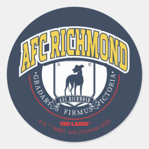 Ted Lasso   AFC Richmond Athletic Circle Abzeichen Runder Aufkleber