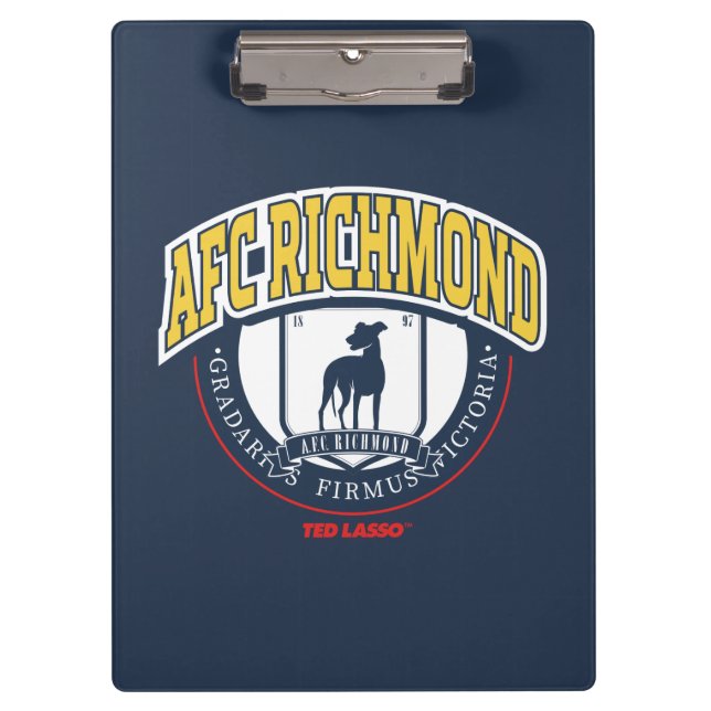 Ted Lasso | AFC Richmond Athletic Circle Badge Klemmbrett (Vorderseite)