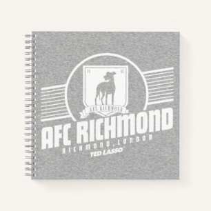 Ted Lasso   AFC Richmond Athletic Stripe Graphic Notizbuch