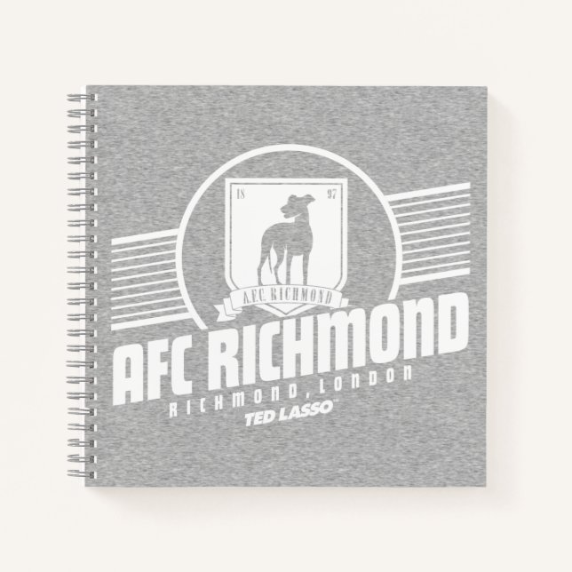 Ted Lasso | AFC Richmond Athletic Stripe Graphic Notizbuch (Vorderseite)