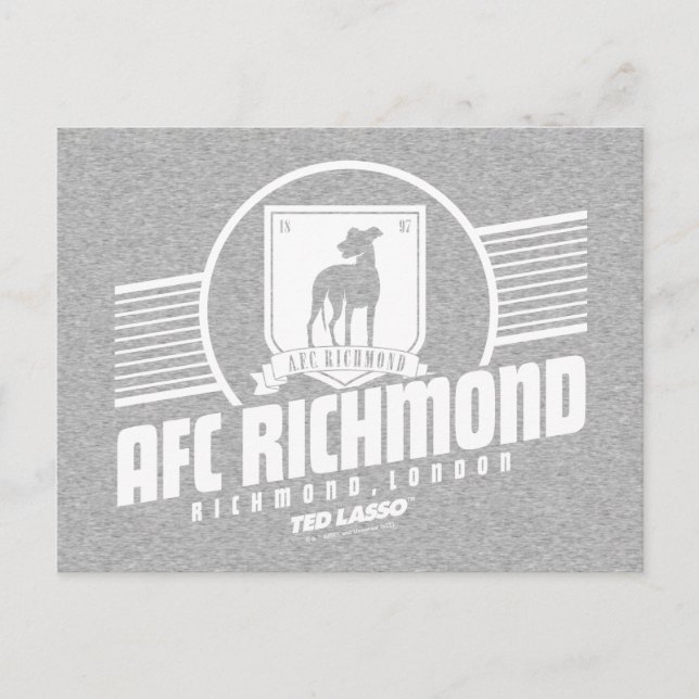 Ted Lasso | AFC Richmond Athletic Stripe Graphic Postkarte (Vorderseite)