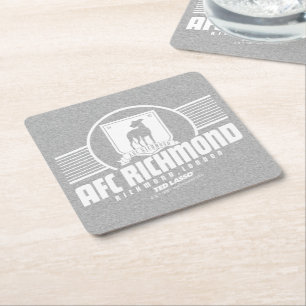 Ted Lasso AFC Richmond Athletic Stripe Graphic Rechteckiger Pappuntersetzer