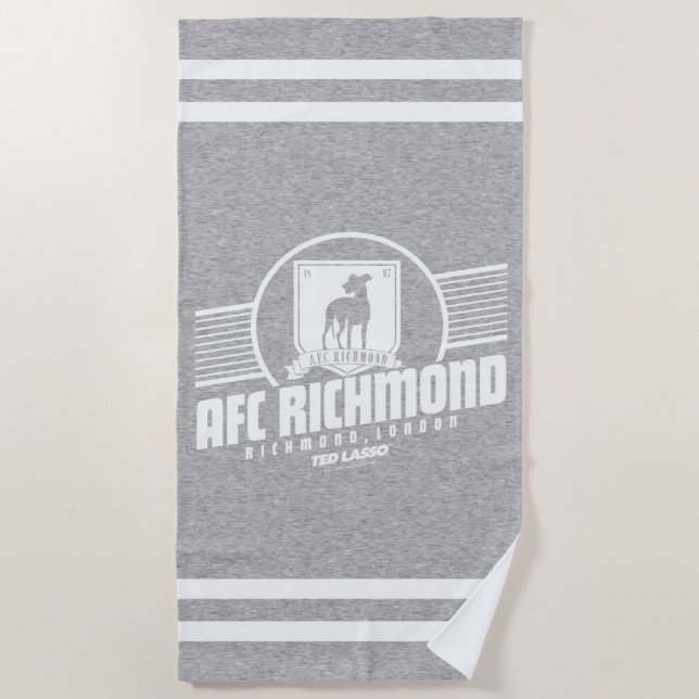 Ted Lasso | AFC Richmond Athletic Stripe Graphic Strandtuch (Vorderseite)