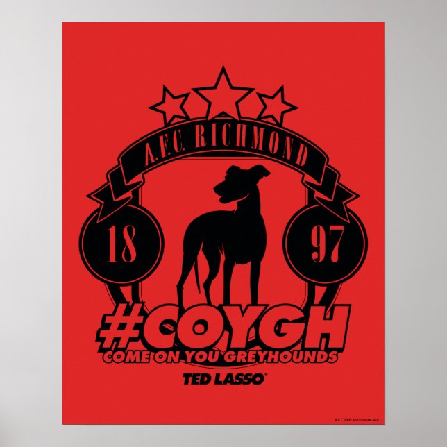 Ted Lasso | AFC Richmond #COYGH Poster (Vorne)