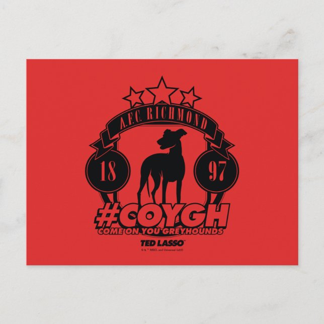 Ted Lasso | AFC Richmond #COYGH Postkarte (Vorderseite)
