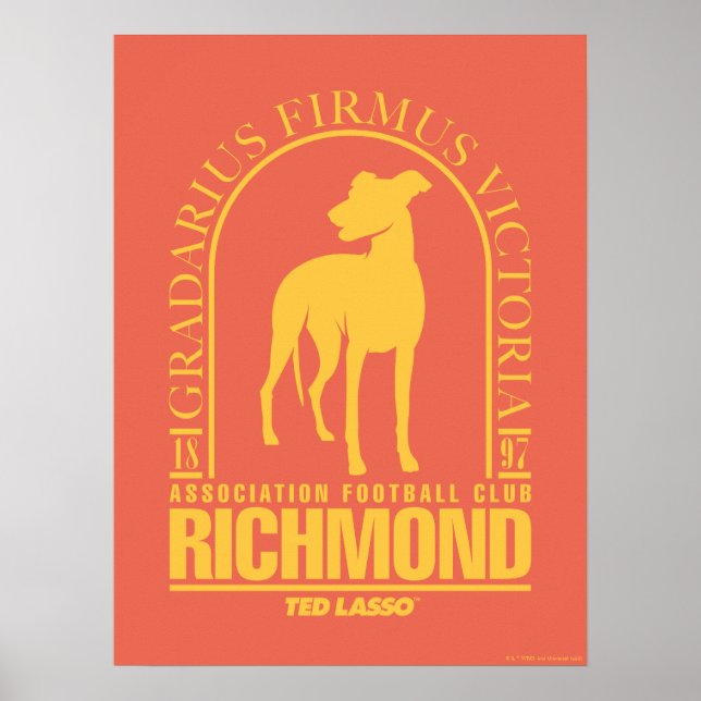 Ted Lasso | AFC Richmond Gold Arted Logo Poster (Vorne)
