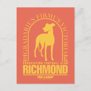 Ted Lasso   AFC Richmond Gold Arted Logo Postkarte
