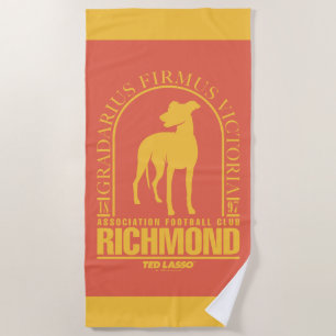 Ted Lasso AFC Richmond Gold Arted Logo Strandtuch
