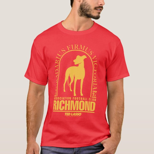 Ted Lasso | AFC Richmond Gold Arted Logo T-Shirt (Vorderseite)
