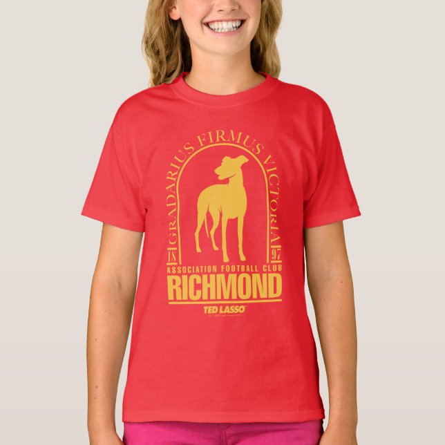 Ted Lasso | AFC Richmond Gold Arted Logo T-Shirt (Vorderseite)