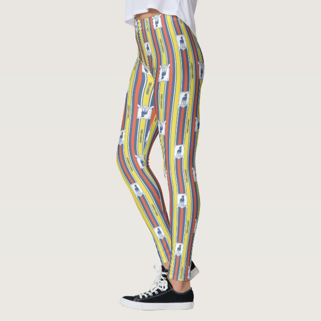 Ted Lasso | AFC Richmond Logo Streifenmuster Leggings (Links)