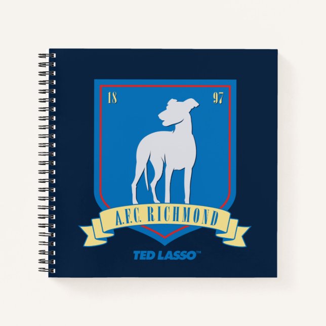 Ted Lasso | AFC Richmond Team Logo Notizbuch (Vorderseite)