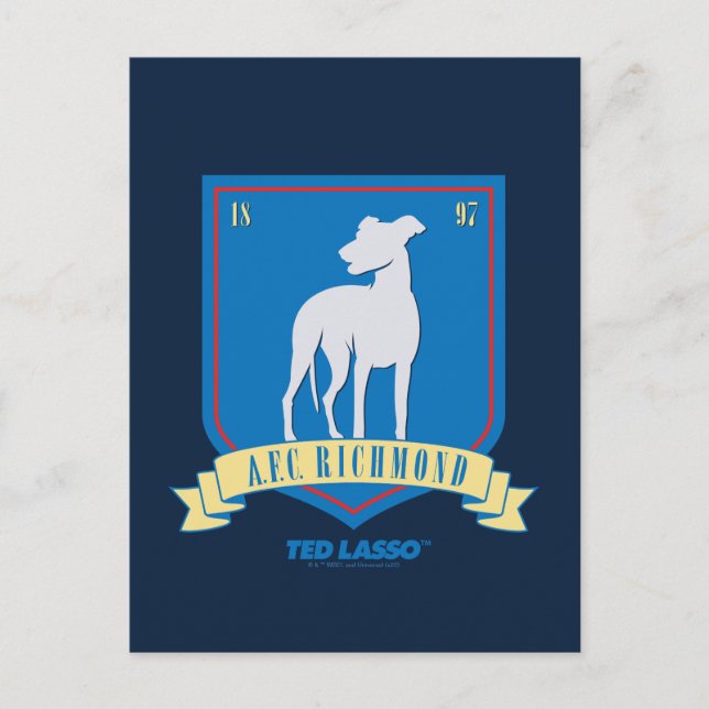 Ted Lasso | AFC Richmond Team Logo Postkarte (Vorderseite)