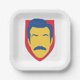 Ted Lasso Badge Pappteller