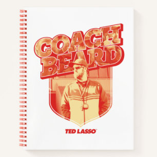 Ted Lasso   Coach Beard Badge Notizbuch