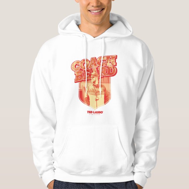 Ted Lasso | Coach Beat Abzeichen Hoodie (Vorderseite)