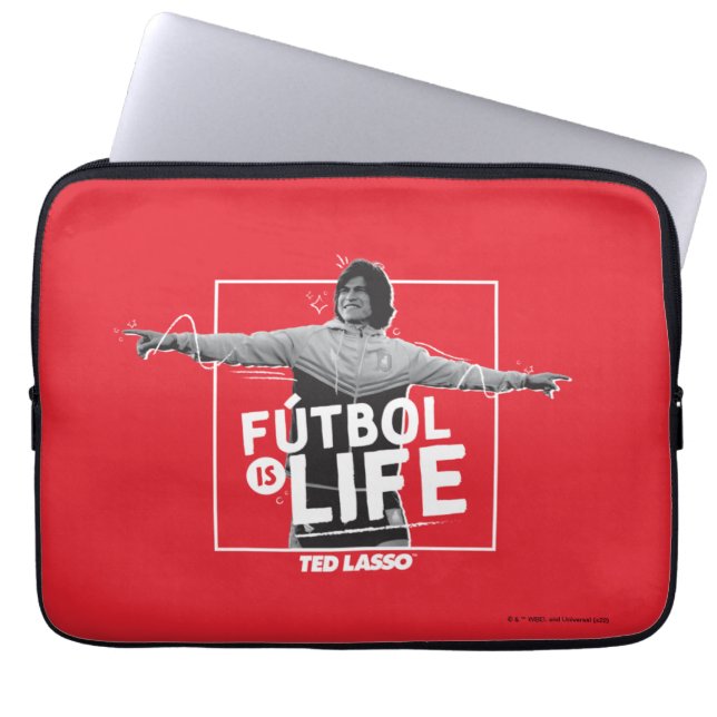 Ted Lasso | Dani Rojas Fútbol is Life Laptopschutzhülle (Vorderseite)