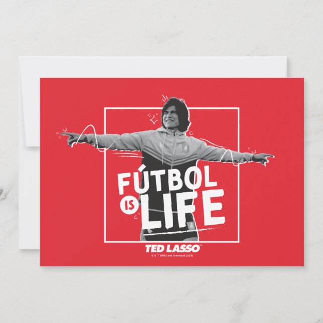 Ted Lasso | Dani Rojas Fútbol is Life Mitteilungskarte (Vorderseite)