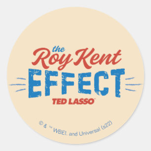Ted Lasso   Der Roy Kent Effekt Vintage-Grafik Runder Aufkleber