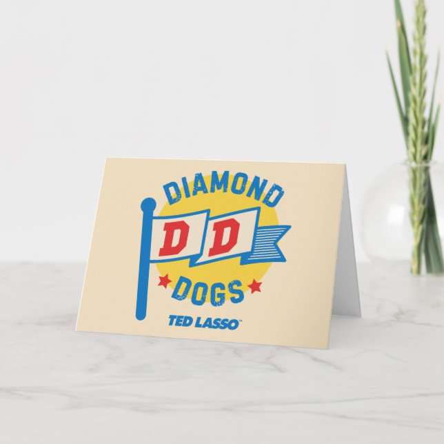 Ted Lasso | Diamond Hogs Pennant Graphic Karte (Vorderseite)