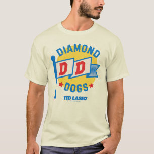 Ted Lasso Diamond Hogs Pennant Graphic T-Shirt
