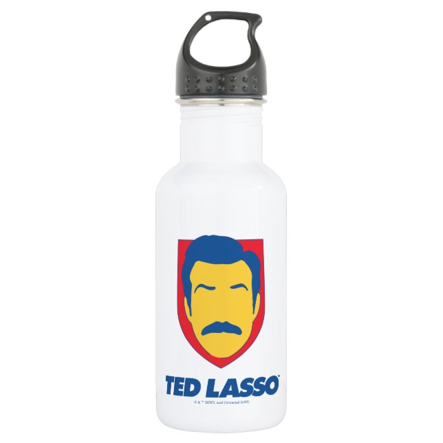Ted Lasso | Face Icon Edelstahlflasche (Vorderseite)