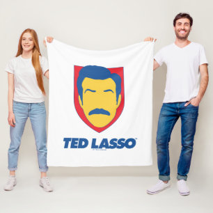 Ted Lasso   Face Icon Fleecedecke
