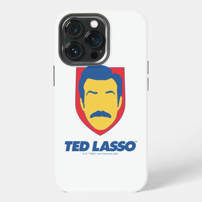 Ted Lasso | Face Icon iPhone Hülle (Hinten)