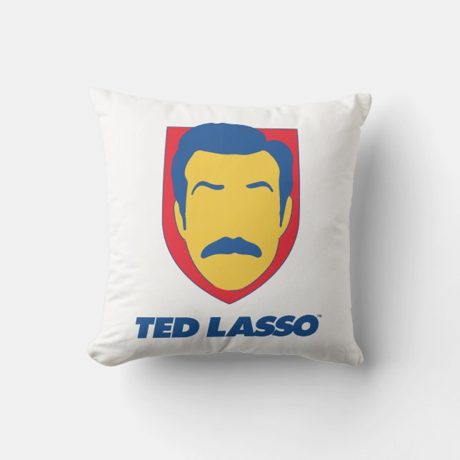 Ted Lasso | Face Icon Kissen (Vorderseite)