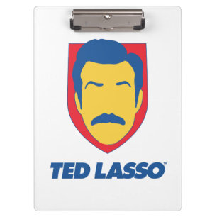 Ted Lasso   Face Icon Klemmbrett
