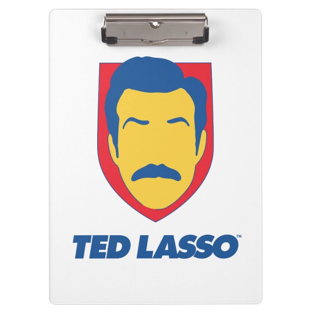 Ted Lasso | Face Icon Klemmbrett (Vorderseite)