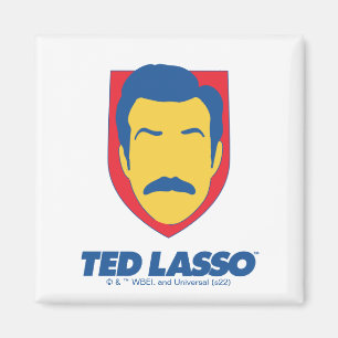 Ted Lasso   Face Icon Magnet